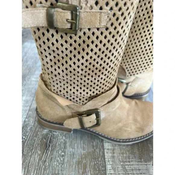 Sundance Women’s Leather Boots Size 38 (7.5-8) Tan - Picture 6 of 12
